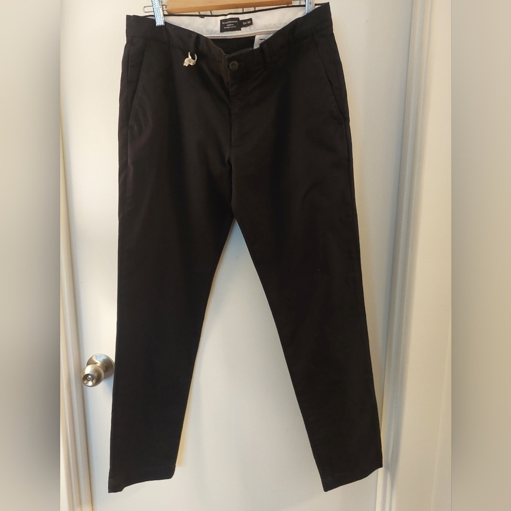 Club Monaco Men's Dark Navy Chinos